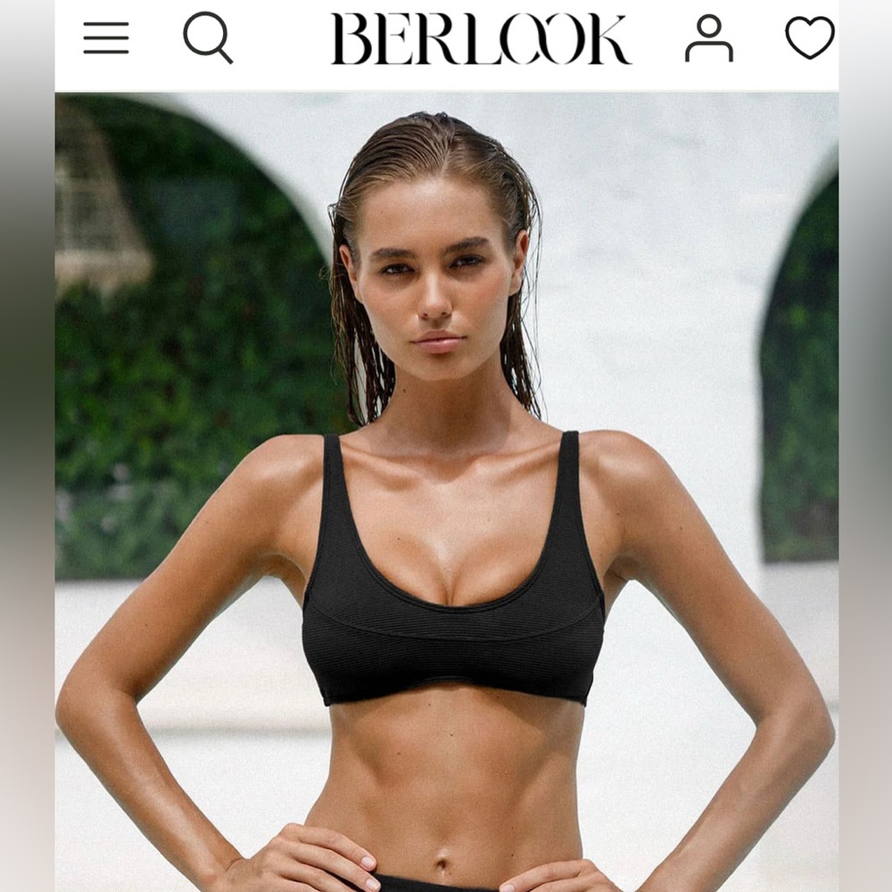 Berlook 2pc bikini - black